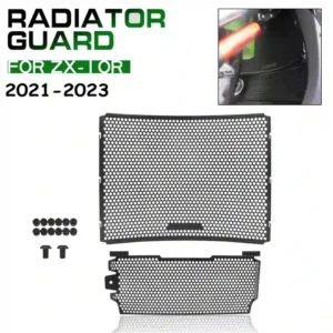 Aftermarket Custom Radiator Guard Kawasaki Ninja ZX10R ZX-10R 2021-2024 Radiator Grille Guard Cover Protector