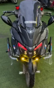 Burgman Street 125 Forza Kit Carbon Dip Nose Mirror With Indicator Light