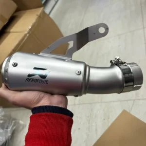 Slip On For Aprilia RS 457 Tuono 457 60mm Muffler Pipe Exhaust Tip Akrapovic GP Aftermarket Custom