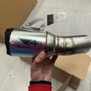 Slip On For Aprilia RS 457 Tuono 457 60mm Muffler Pipe Exhaust Tip AR Aftermarket Custom