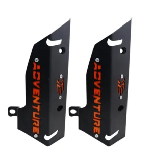 Metal Fork Protectors Black Compatible with 2025 KTM Adventure 250 390 X 2025