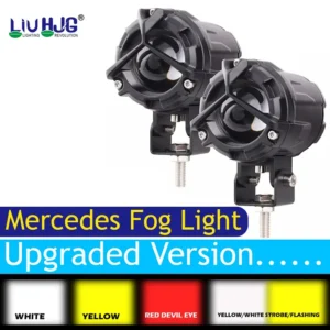 LIU HJG Mercedes Y-Lens Ultra-Wide LED Fog Lights (White/Yellow)