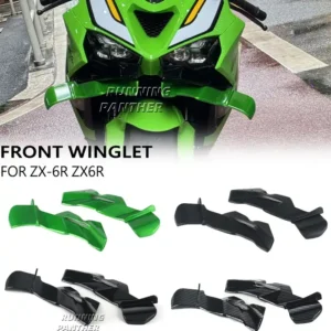 Kawasaki ZX-6R 636 2024-2026 Downforce Naked Frontal Spoilers Winglet Aerodynamic Wing Kit