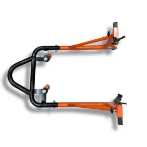 MT Racing Universal Standard 360 degree Rotatable Rear Paddock Stand for Motorcycle with Swingarm Rest and Spool Rest (Dismantable) Motorcycle Weight Up to 300 Kgs)