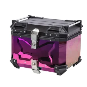 MT Racing 45L Stainless Steel Motorcycle Top Box