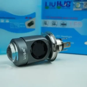 LIU HJG Motorcycle LED Headlight Bulb Yellow/White With H4 Fitting (DC 12V-36V) (30W-50W, Pack Of 1)