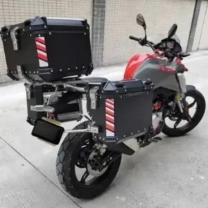 MT Racing 37+37 Liters Panniers 45L Top Box With Saddle Fittings