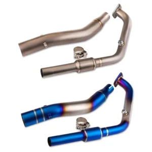 Titanium Bendpipe For YAMAHA YZF R15 V3 V4 MT15 2017-2026