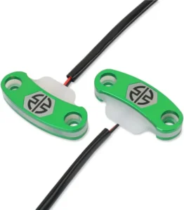 Mirror Block Off Plates with Turn Signal Function Compatible with Kawasaki Ninja ZX-4R/ZX-4RR/ZX-6R/ZX-10R