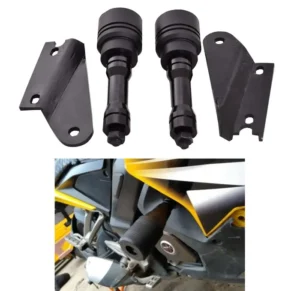 Pulsar RS 200 Frame Slider Crash Guard with Brackets (Black)