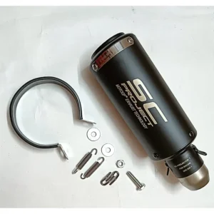 SC Short Can Universal Exhaust Black