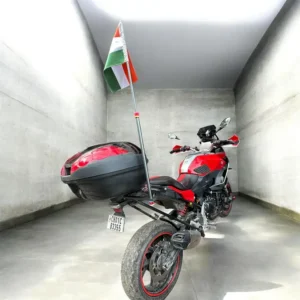 Motorcycle Adjustable Flag Pole With Bracket Included Indian Flag